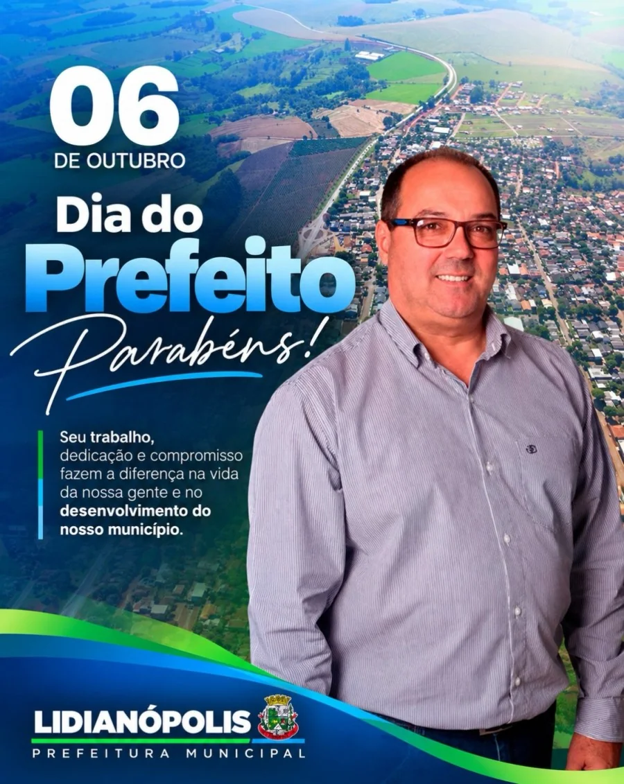 06 de outubro - Dia do Prefeito