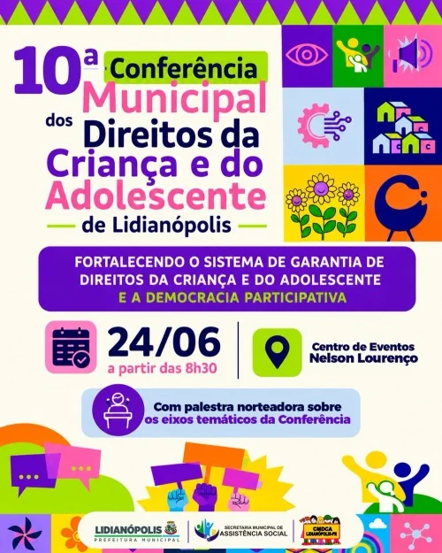 10ª Conferência Municipal dos Direitos da Criança e do Adolescente