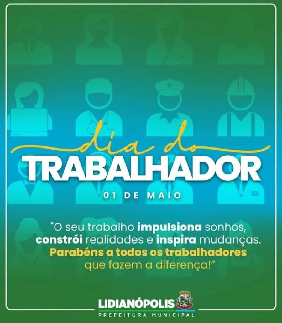 ✅Parabéns a todos os trabalhadores!!