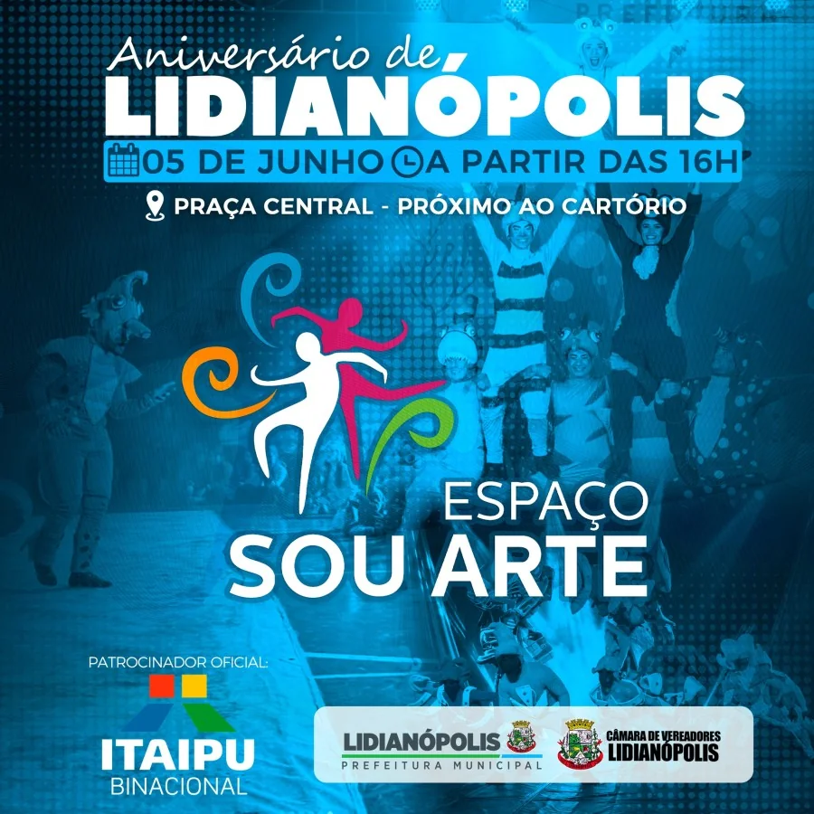  FESTIVIDADES DE ANIVERSÁRIO DE LIDIANÓPOLIS