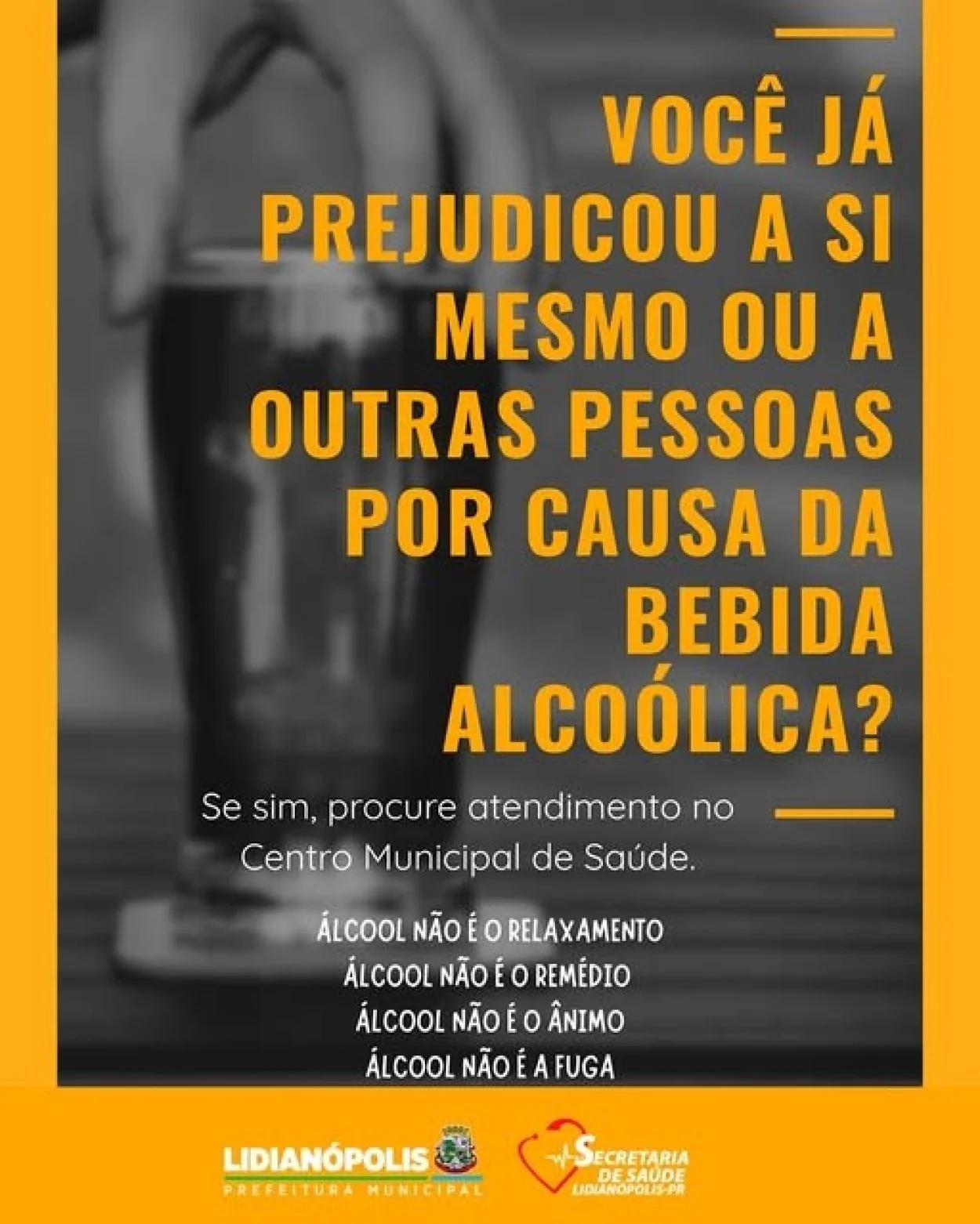 CONSCIENTIZAÇÃO É ESCOLHER O CUIDADO ANTES DO EXCESSO