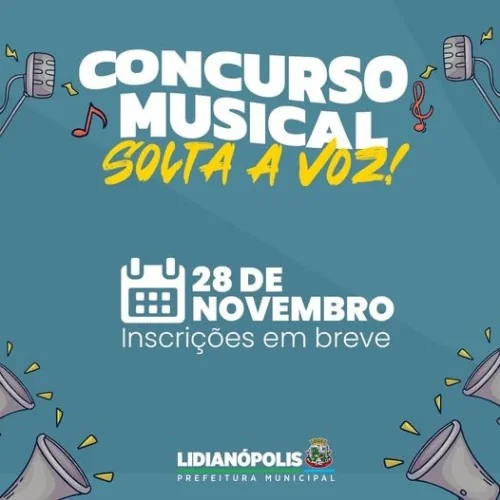 Concurso Musical - Solta a voz!