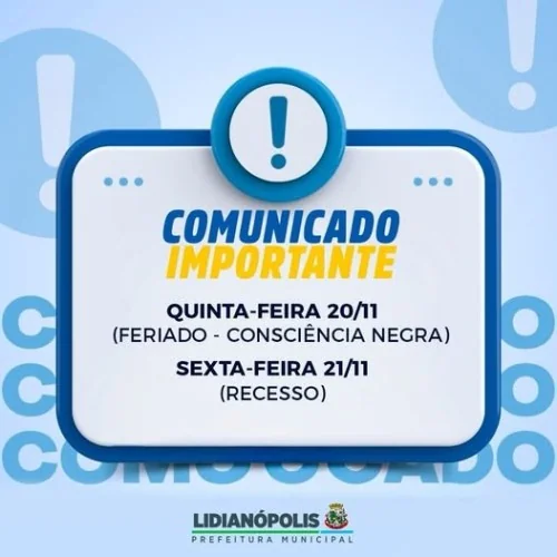 Comunicado importante!