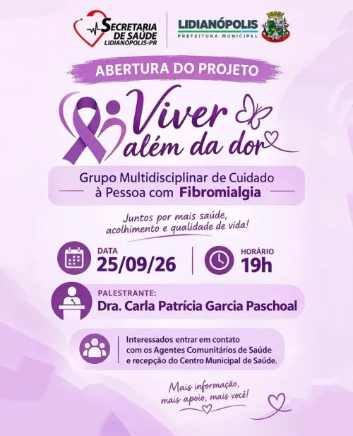 Abertura do projeto Viver Além da Dor