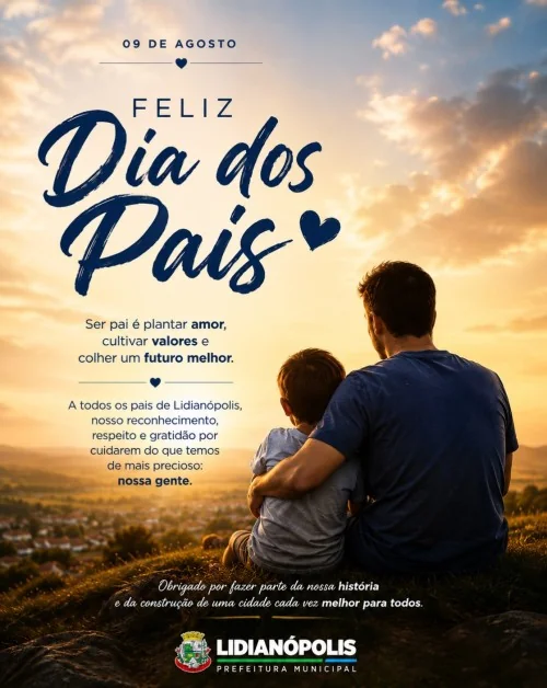 Prefeitura de Lidianópolis homenageia todos os pais