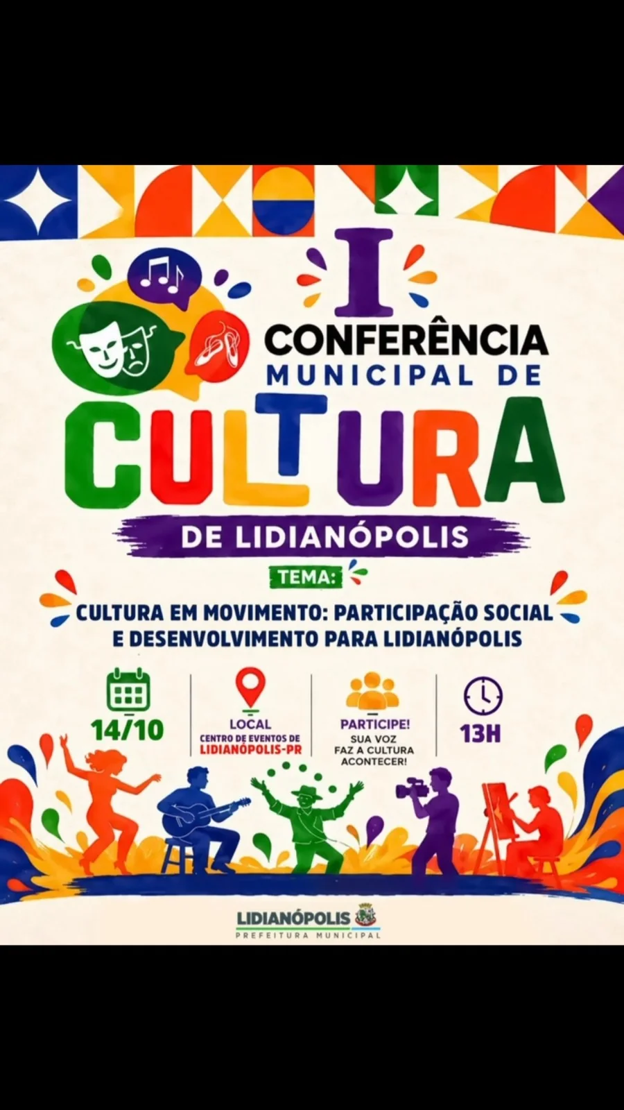 I Conferência Municipal de Cultura de Lidianópolis