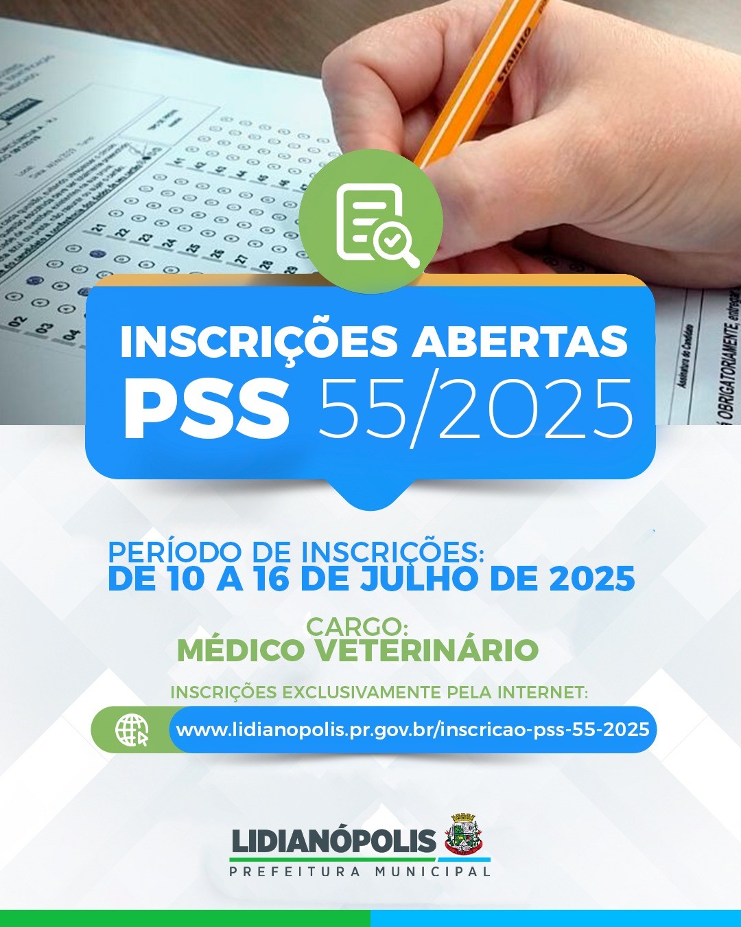 ATENÇÃO! INSCRIÇÕES ABERTAS!