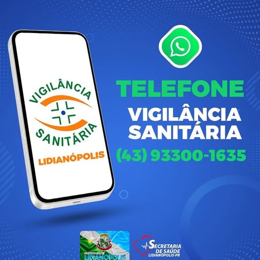  Vigilância Sanitária e Endemias – Lidianópolis-PR