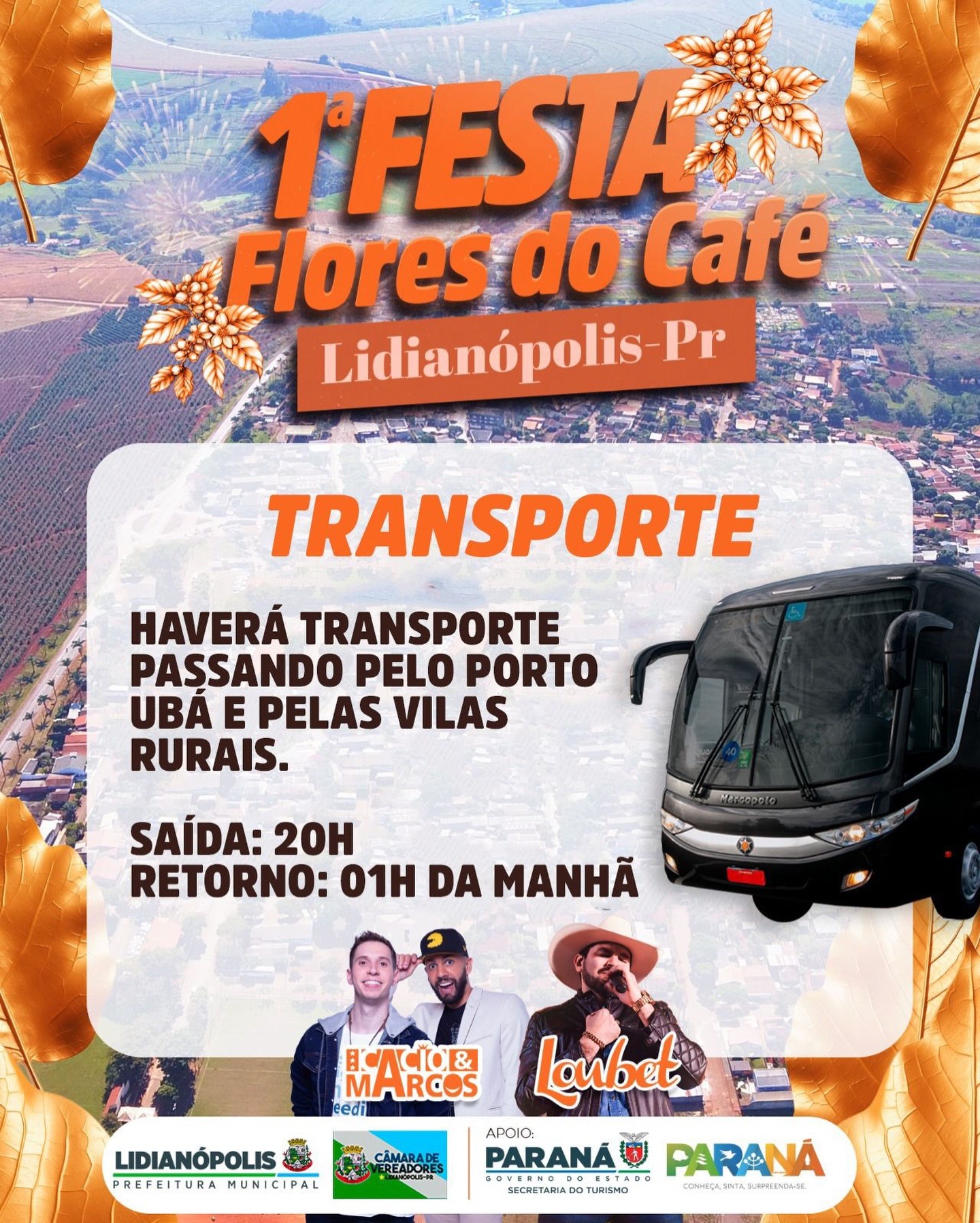 1ª FESTA FLORES DO CAFÉ - LIDIANÓPOLIS-PR