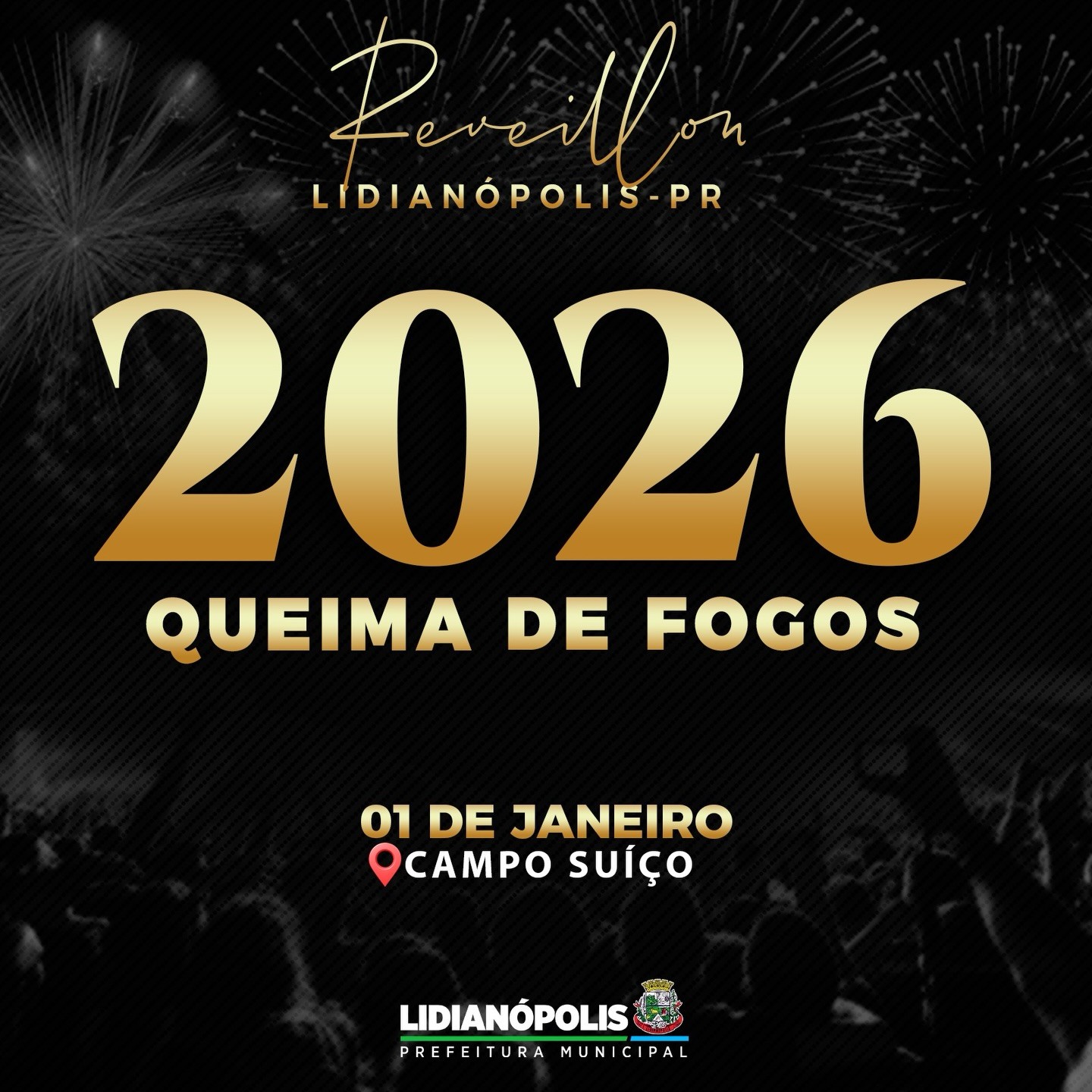 Reveillon 2026 em Lidianópolis