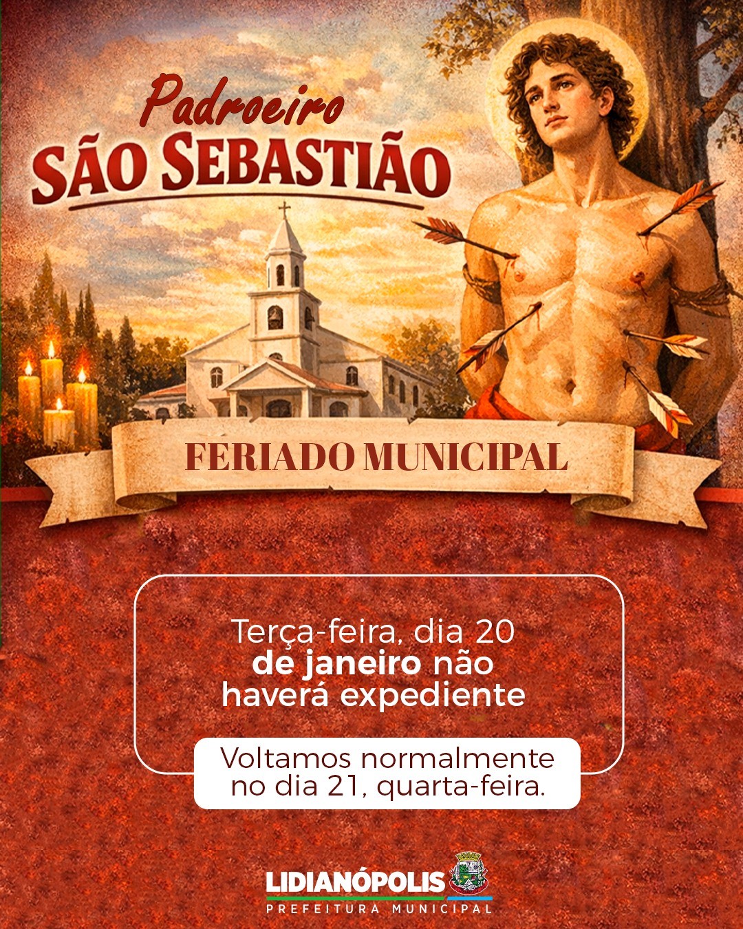 Padroeiro São Sebastião - Feriado Municipal