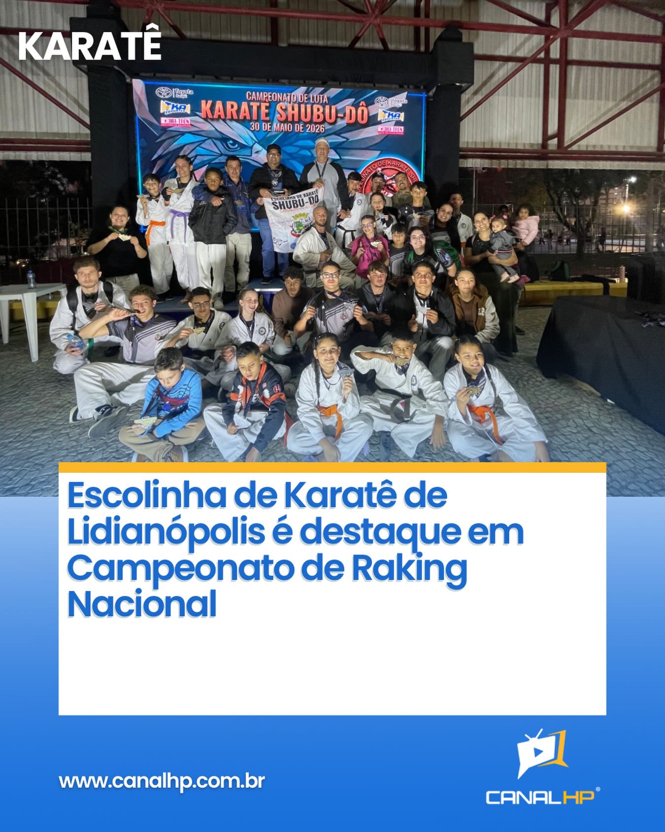 Escolinha de Karatê de Lidianópolis é destaque em Campeonato de Ranking Nacional