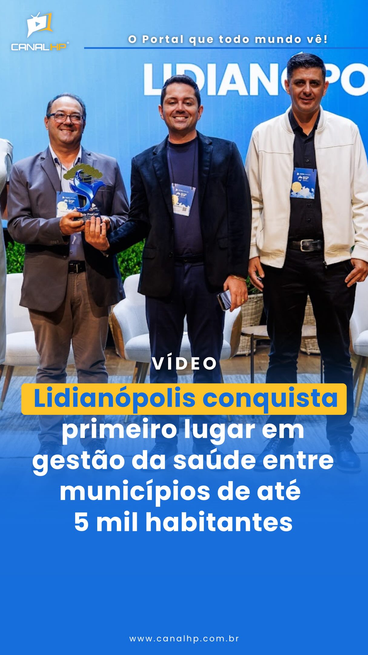 Lidianópolis conquista primeiro lugar em gestão da saúde entre municípios de até 5 mil habitantes